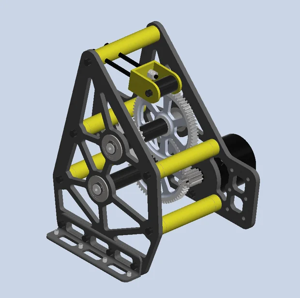 Shoulder gearbox CAD.