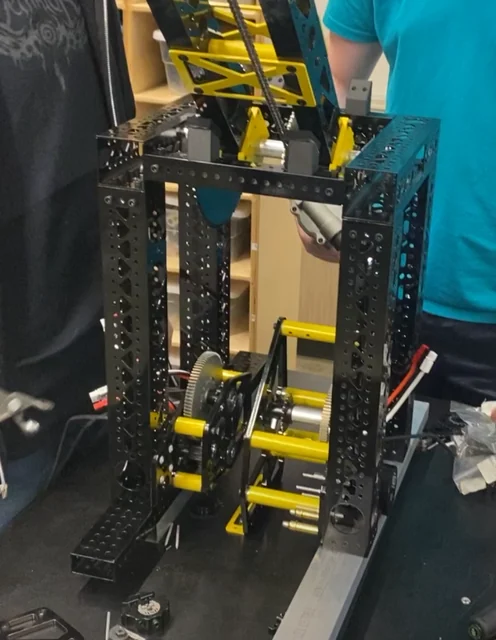 Built arm superstructure and gearbox assembly.