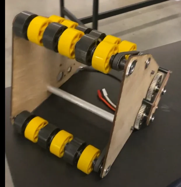 Physical roller-collector prototype.